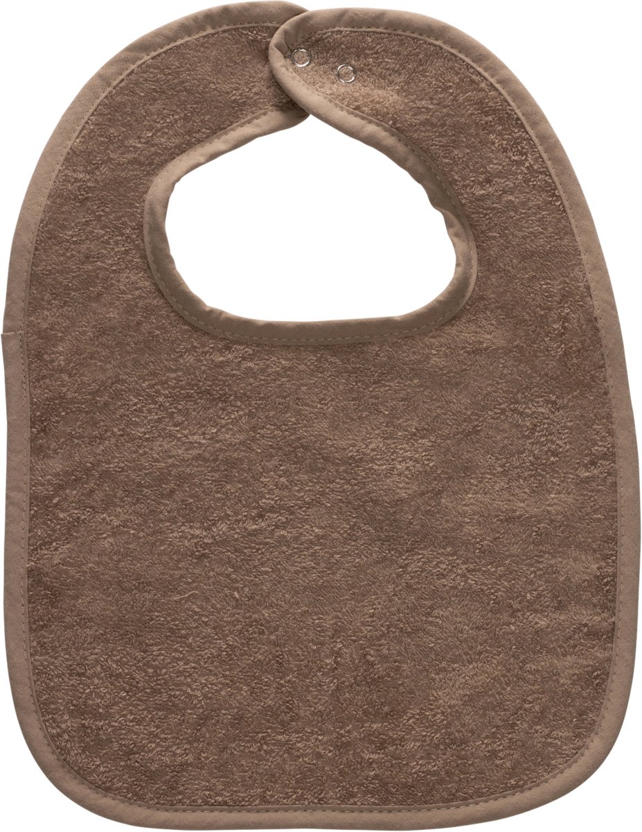 BD Collection Slabbetje met Buttons - 28 x 38 cm - Taupe