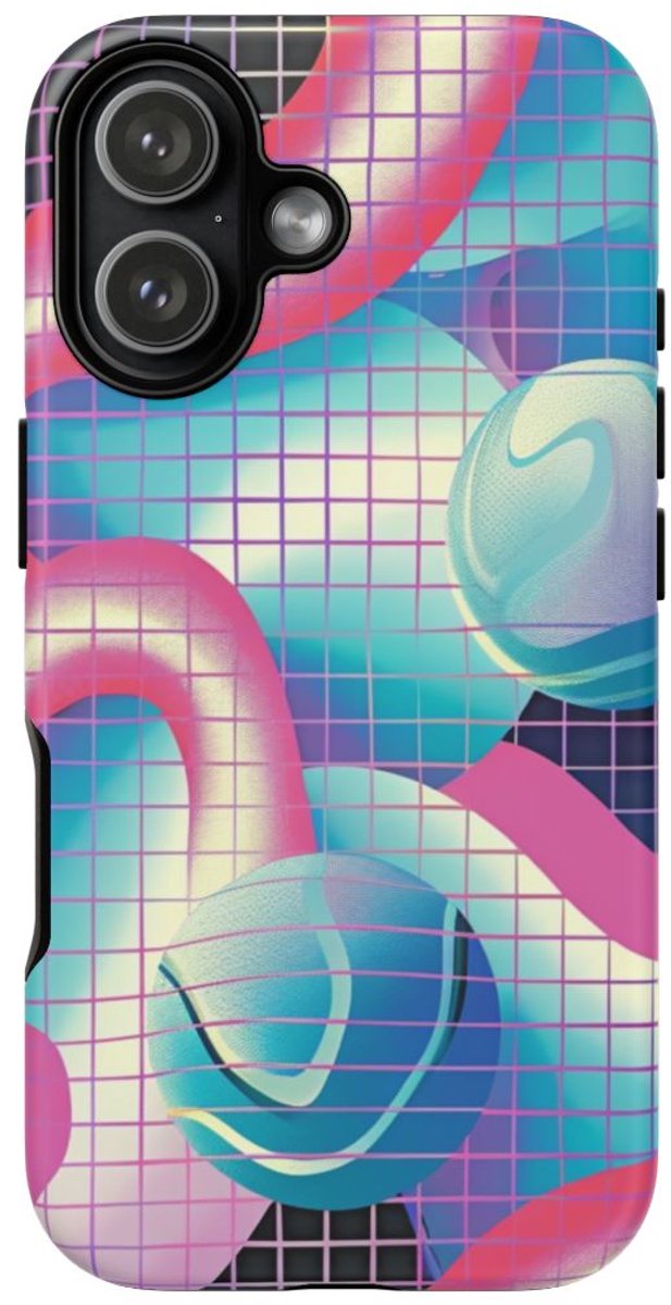 Abstract 3D Geometrisch Patroon – Telefoonhoesje Geschikt voor iPhone 17