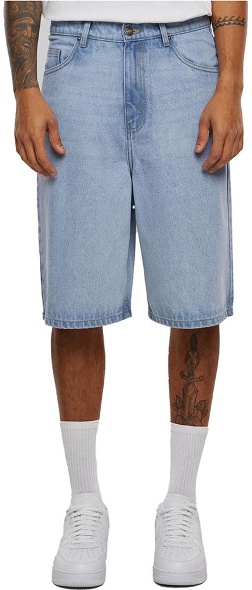 Urban Classics 90’s Heavy Korte broek Taille 40 inch Blauw