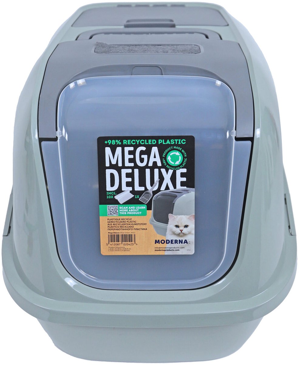 Moderna Kattentoilet Mega Deluxe - Recycle - Cool Grey - 45,5x49,5x66 cm