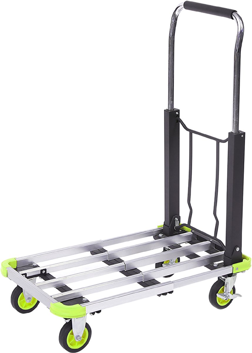 Wonday platformwagen aluminium inklapbaar 150 kg draagvermogen