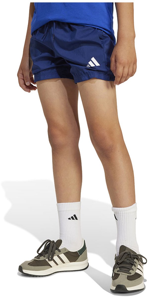 Adidas Essentials Climacool Small Logo Korte Broek 11-12 Years Kinderen Blauw