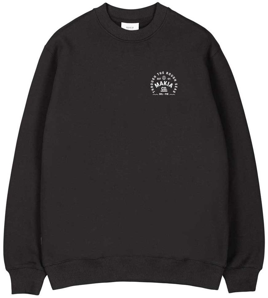 Makia Ferry Sweatshirt Zwart M Man