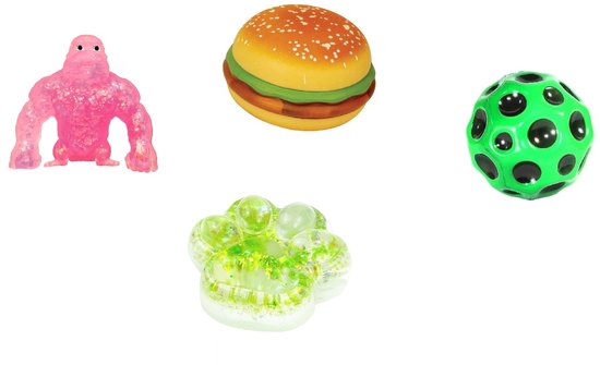 Happy Trendz® |Happy Trendz® Fidget & Squishy Pakket 4 Stuks | Stretchy ...