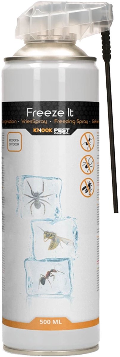 Knock Pest Control Freeze It 1 stuk - Ongedierteval - Ongediertebestrijding - Bevriezen van Insecten en Eitjes - Insectenverjager