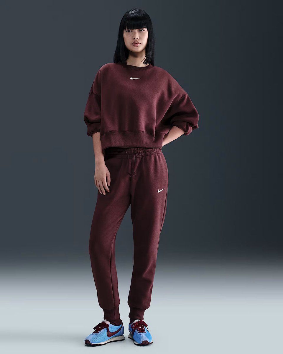 NIKE sportswear phoenix fleece wome Sport pantalon dames Rood
