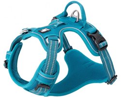 Truelove - Hondentuigje - Hondenharnas - Anti Trek Tuigje - Reflecterend Harnas - Medium - Blauw