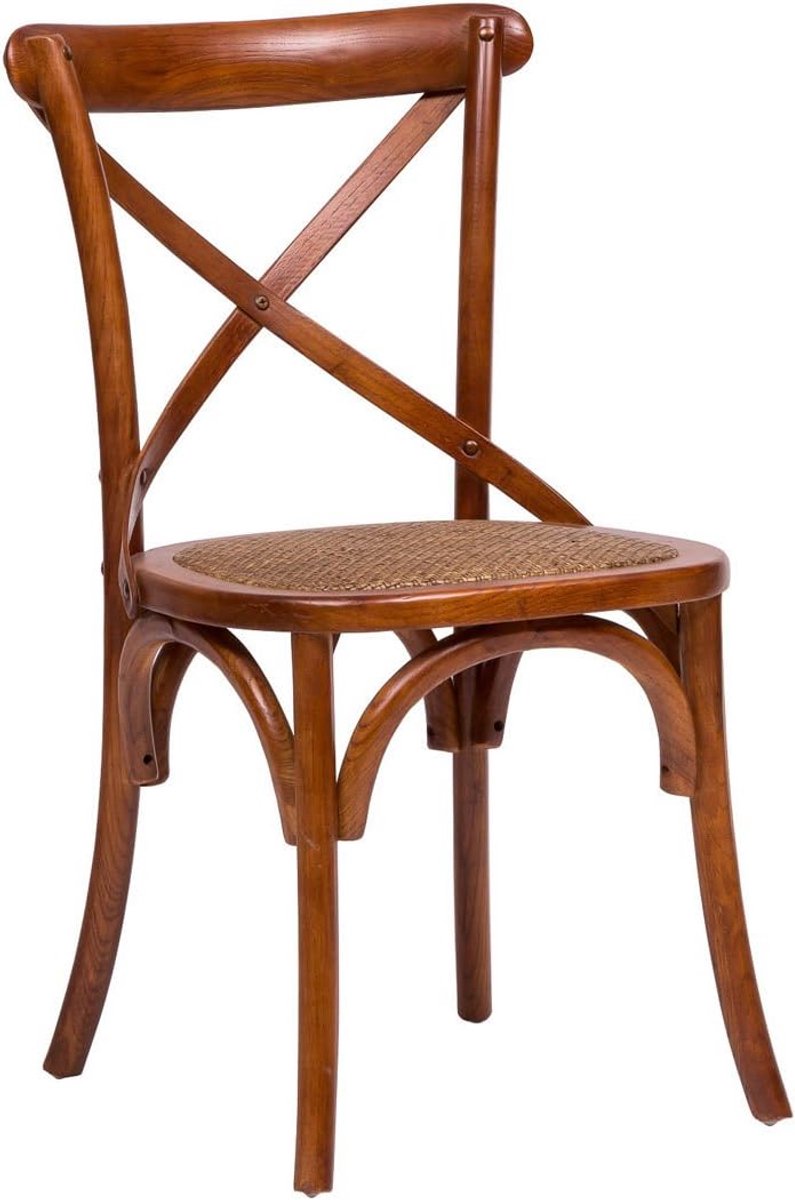 Rustieke eetkamerstoelen van massief hout voor binnen en buiten - vintage elegantie voor k
