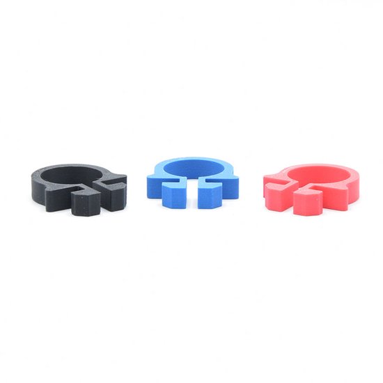 XL Kabelmanagement Clips voor Sim Rig - Extrusieprofiel 4040 / 4080 / 8020 - Sim Racing Accessoires - Kleur Geel / 10 - 10 stuks van Merkloos — afbeelding 2
