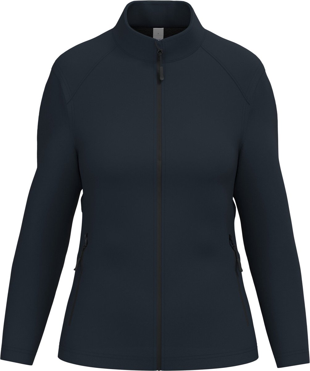 iDeal Basic Brand Dames Softshelljas 2 lagen IB411 Ideal Marineblauw
