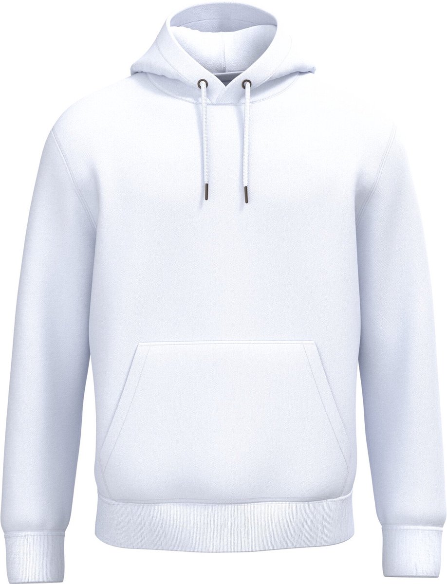 Native Spirit Ecologische uniseks sweater met capuchon NS444 - White - L