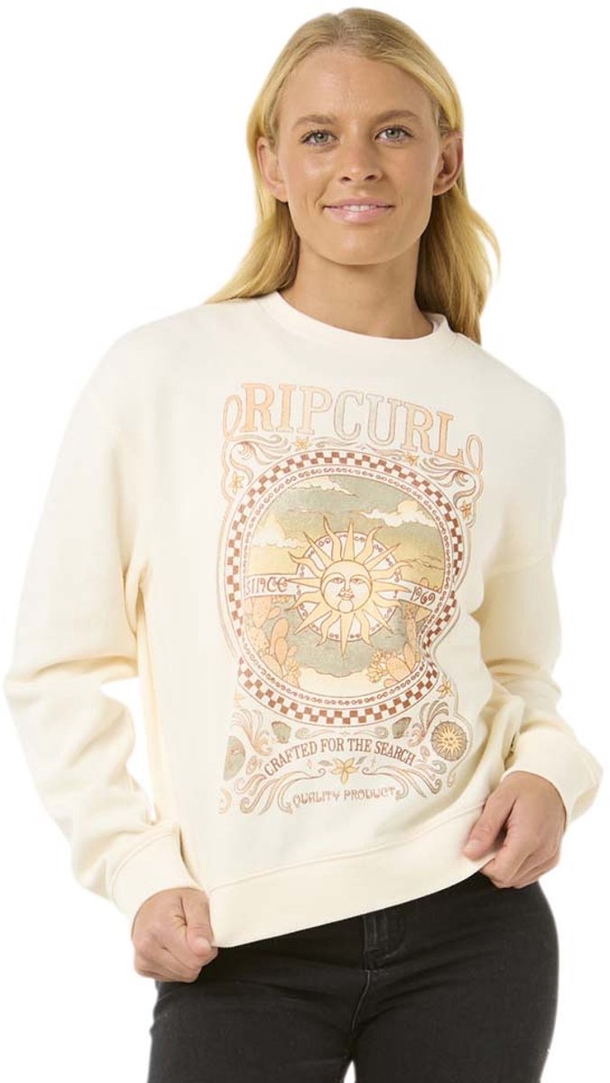 Rip Curl Luna Relaxed Crew Bone Beige