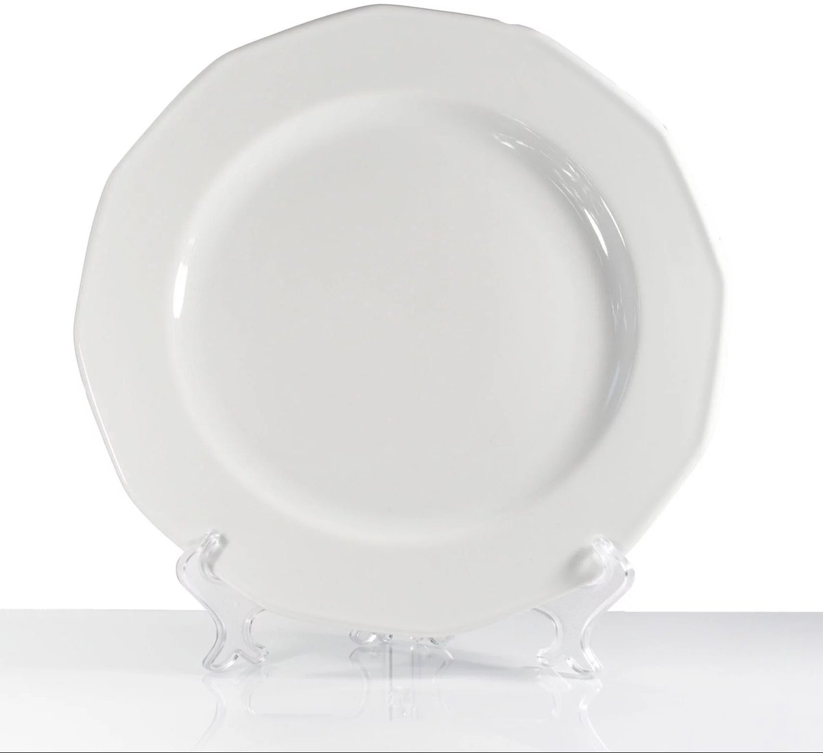 Lubiana Merkury Dinerbord 25 cm - Wit Porselein