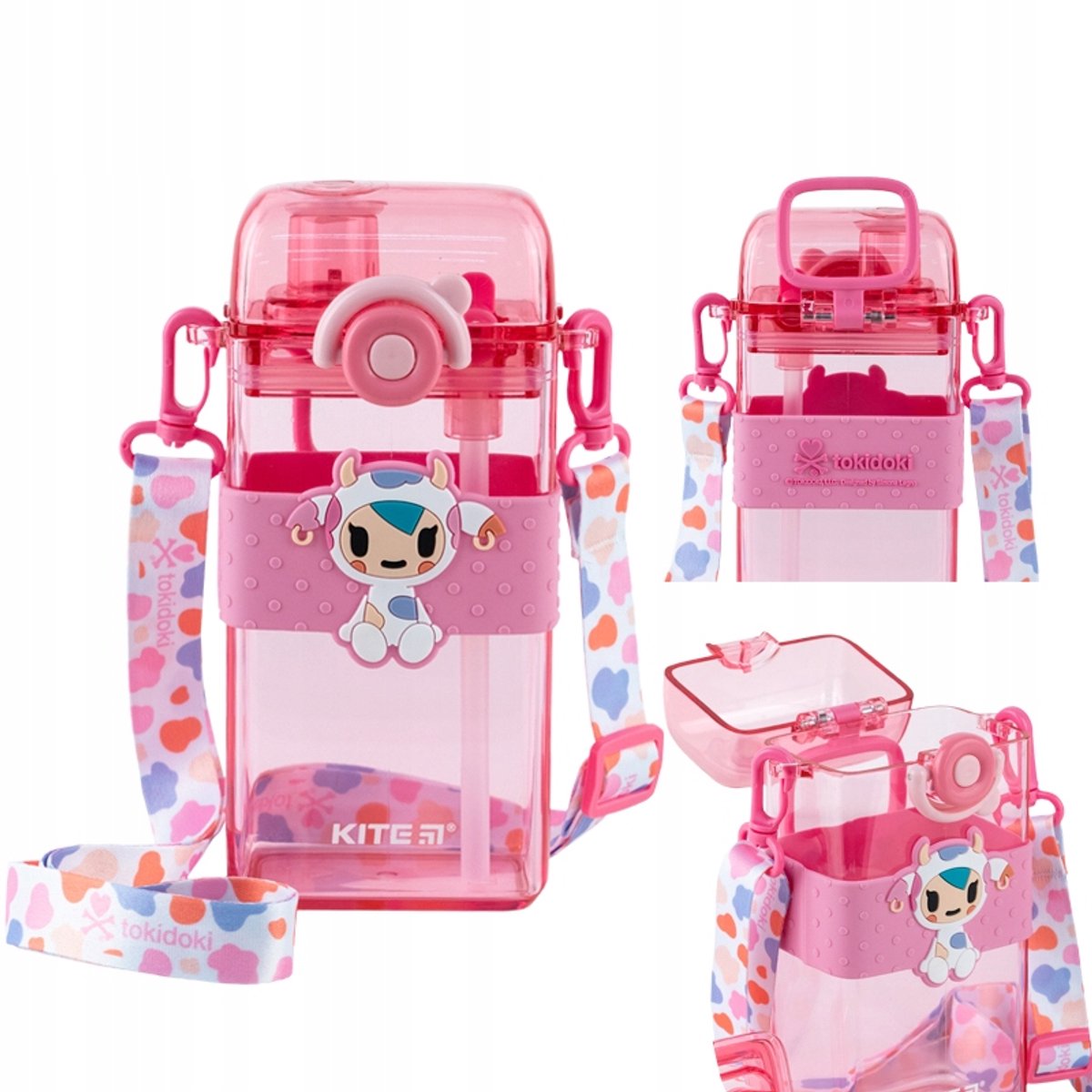 Kite Tokidoki Fles Waterflesjes 500ml - Rose Tritan van Rietje