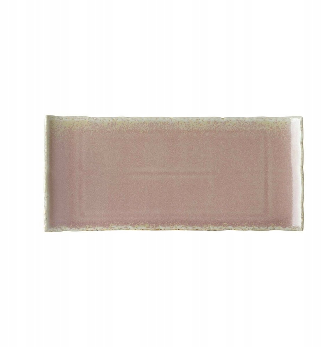 Fine Dine Roze Rechthoekige Kom 26x11,5 cm - Roze Porselein