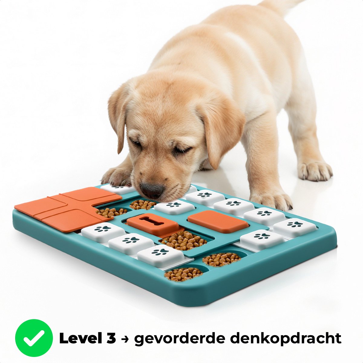 Vacht Vreugde Hondenpuzzel – Level 3 Intelligentie – 1 Stuk – Small thumbnail 3