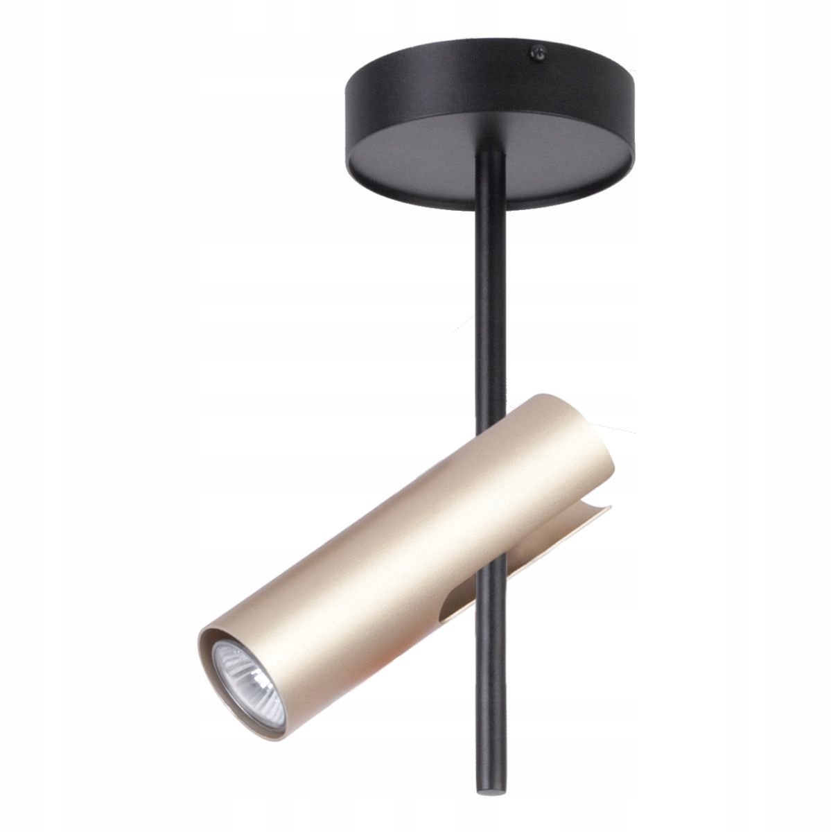Sigma Lighting LEDA 1 Wandlamp met Draaibare Spot - Zwart/Goud