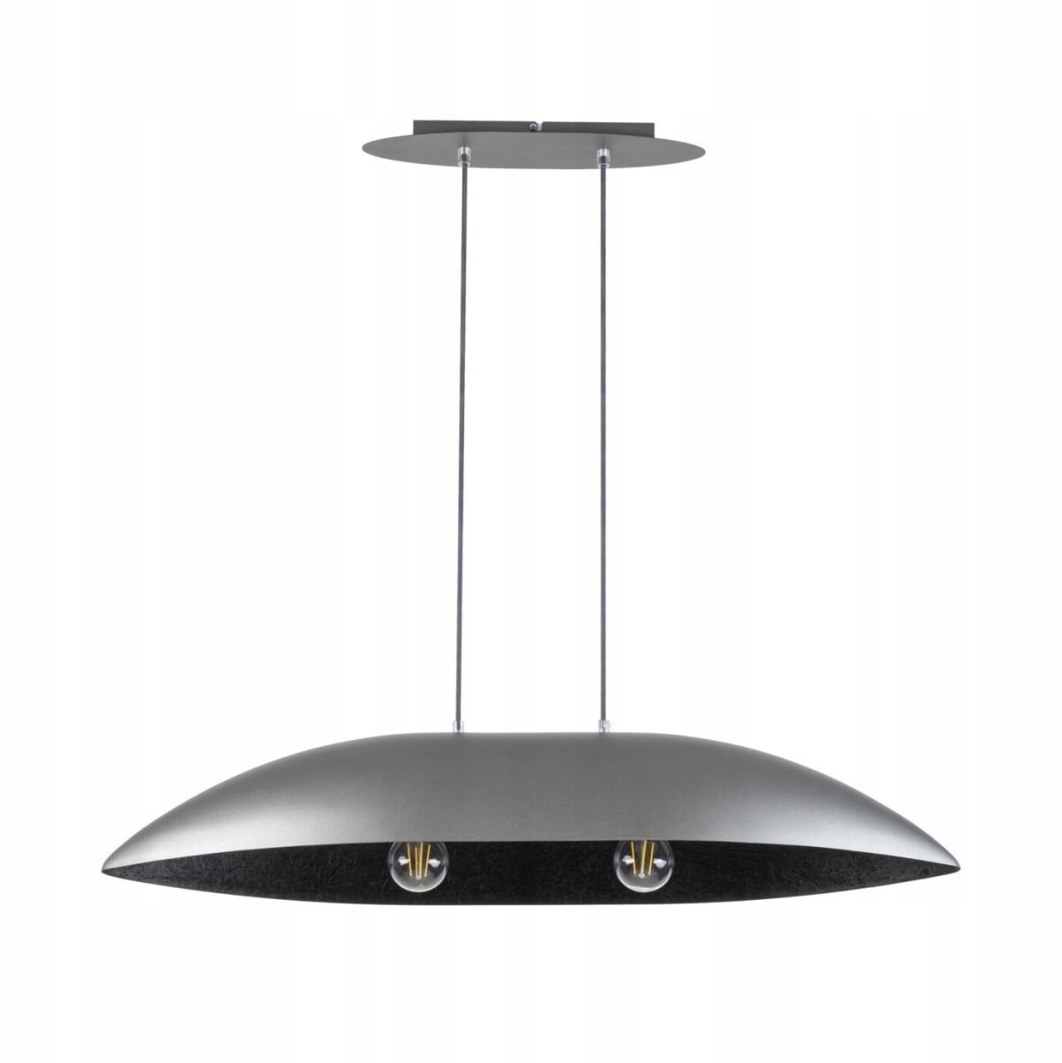 Sigma Gondola M Hanglamp Zilver/Zwart - Modern Design