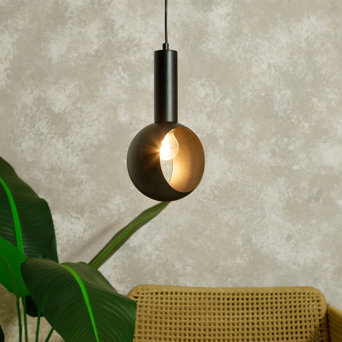 Sigma VITRUM hanglamp zwart - Stijlvolle plafondlamp voor iedere kamer