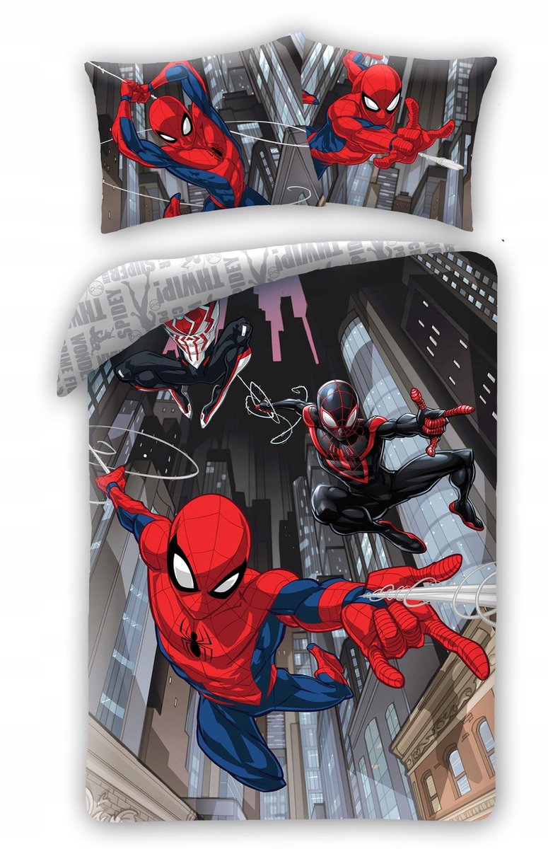 Spider-Man dekbedovertrekset 160x200 cm - Marvel Katoen
