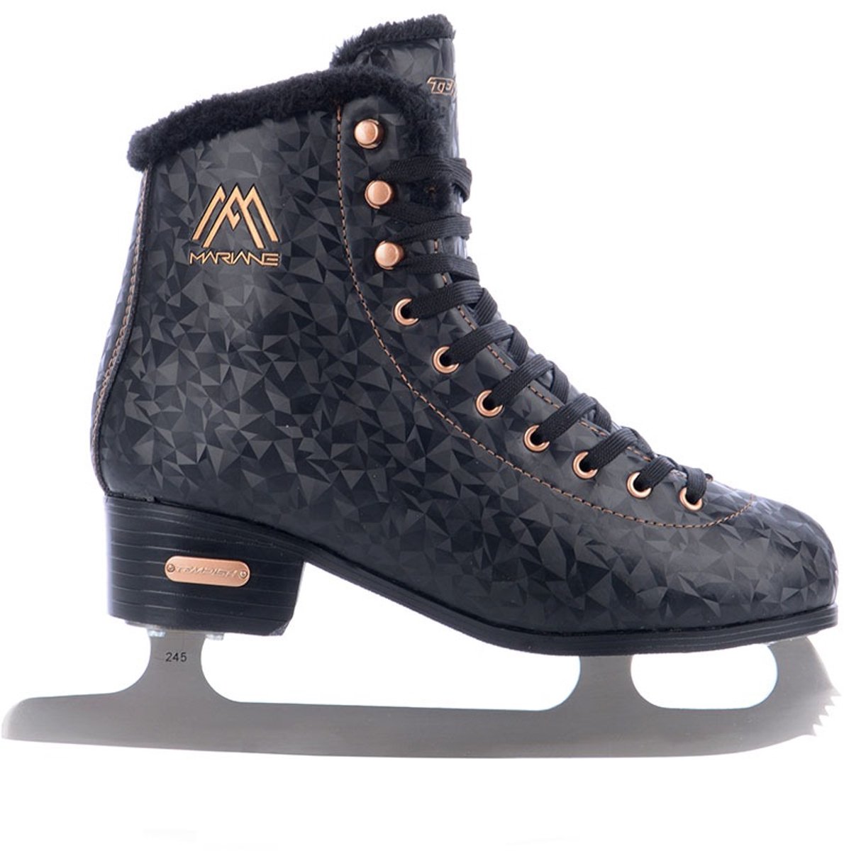 Tempish – Mariane – Kunstschaatsen – Schaatsen Dames – Zwart – Klassieke Look & Stevig Ondersteunend Comfort – Maat EU 44