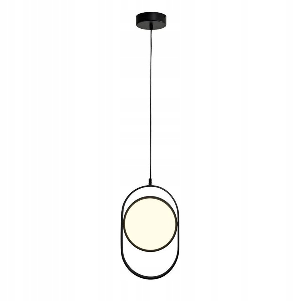 ELIPSE M LED zwarte lamp met 45 cm