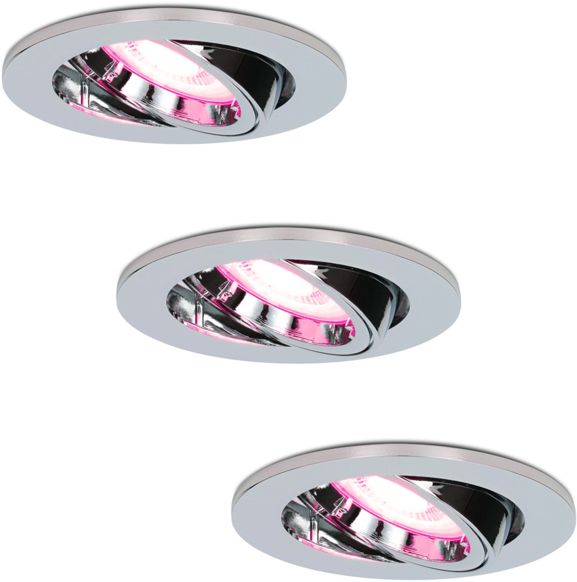 3x Hoftronic Smart Maya - LED inbouwspots Smart - WIFI + Bluetooth - RGBWW (16 miljoen kle