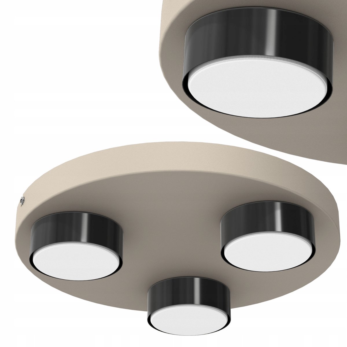 Plafond LED Loft Kasjmir 3-lichts GX53 - Stijlvolle Verlichting