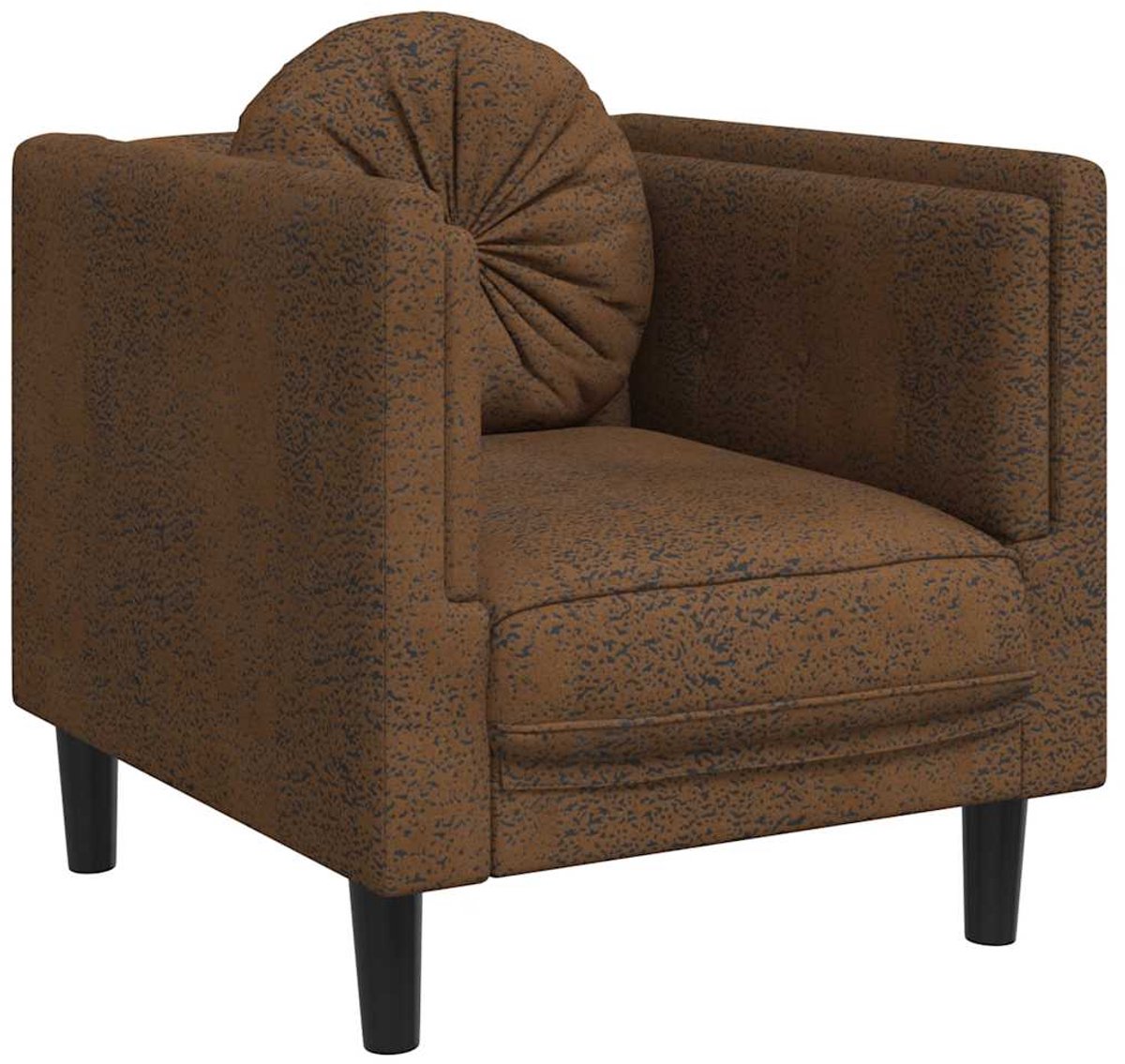 Fauteuil - Relaxzetel - Relaxstoel - Relaxfauteuil - Stoel - Met armleuning - Voor één Persoon - Bruin