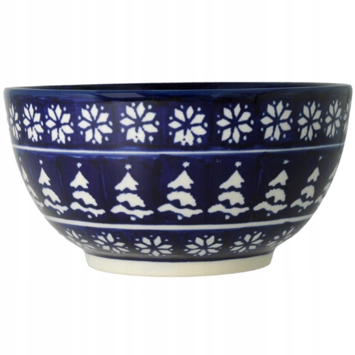 Bolesławiec Keramiek Kom 14 cm - Handgeschilderd, 0,45L