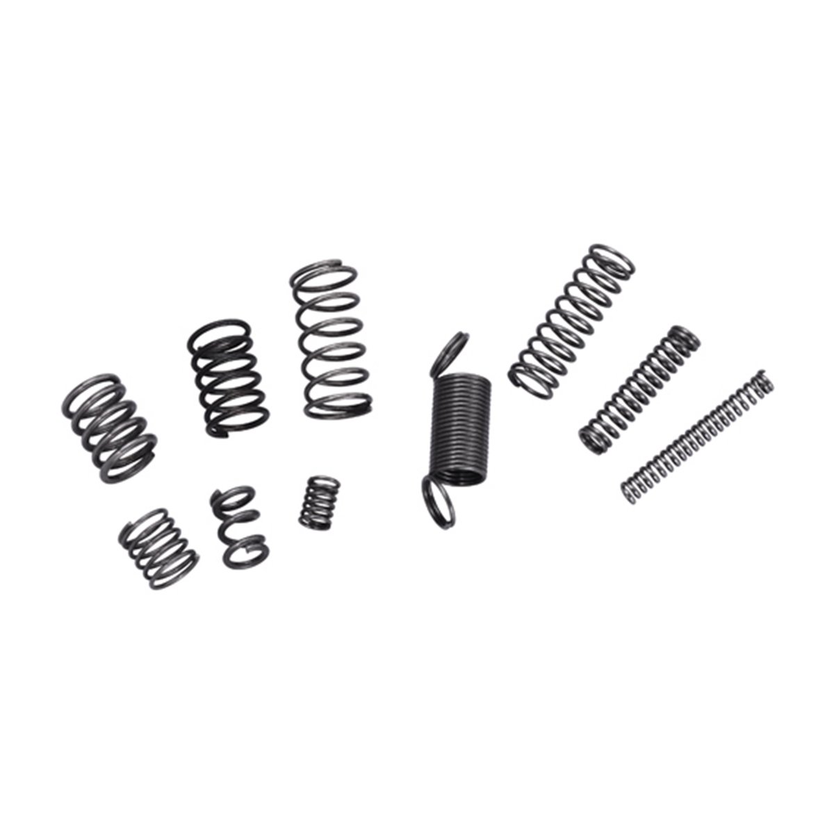 Assortiment schroefveren, spiraalveren, gemengd, 10 stuks, voor diverse toepassingen en reparaties