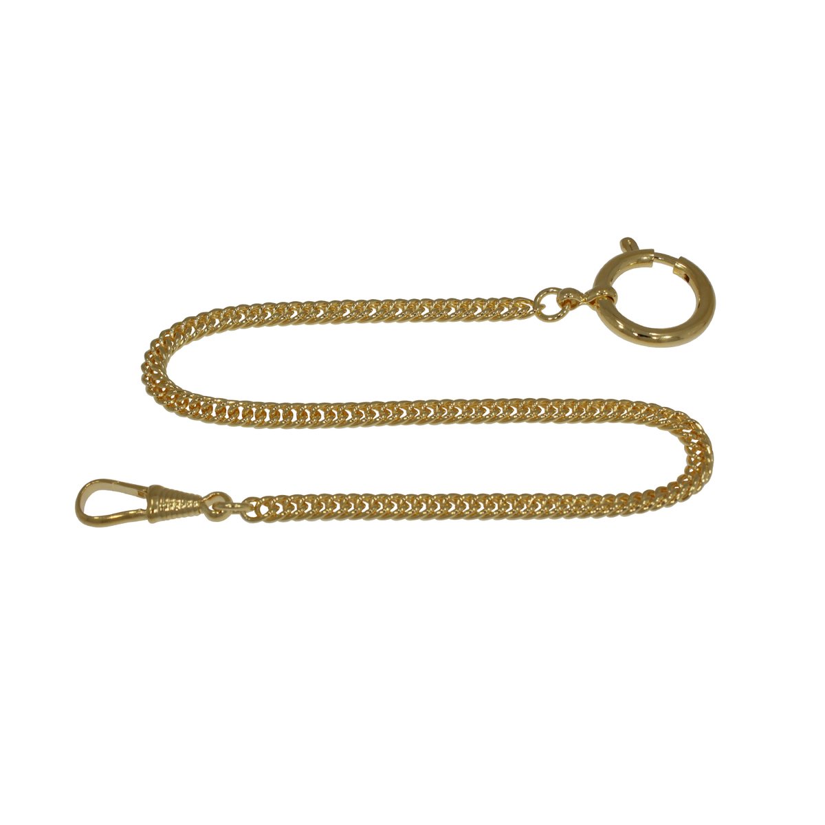 Zakhorlogeketting, met karabijnhaak en veerringsluiting, gemaakt in Duitsland