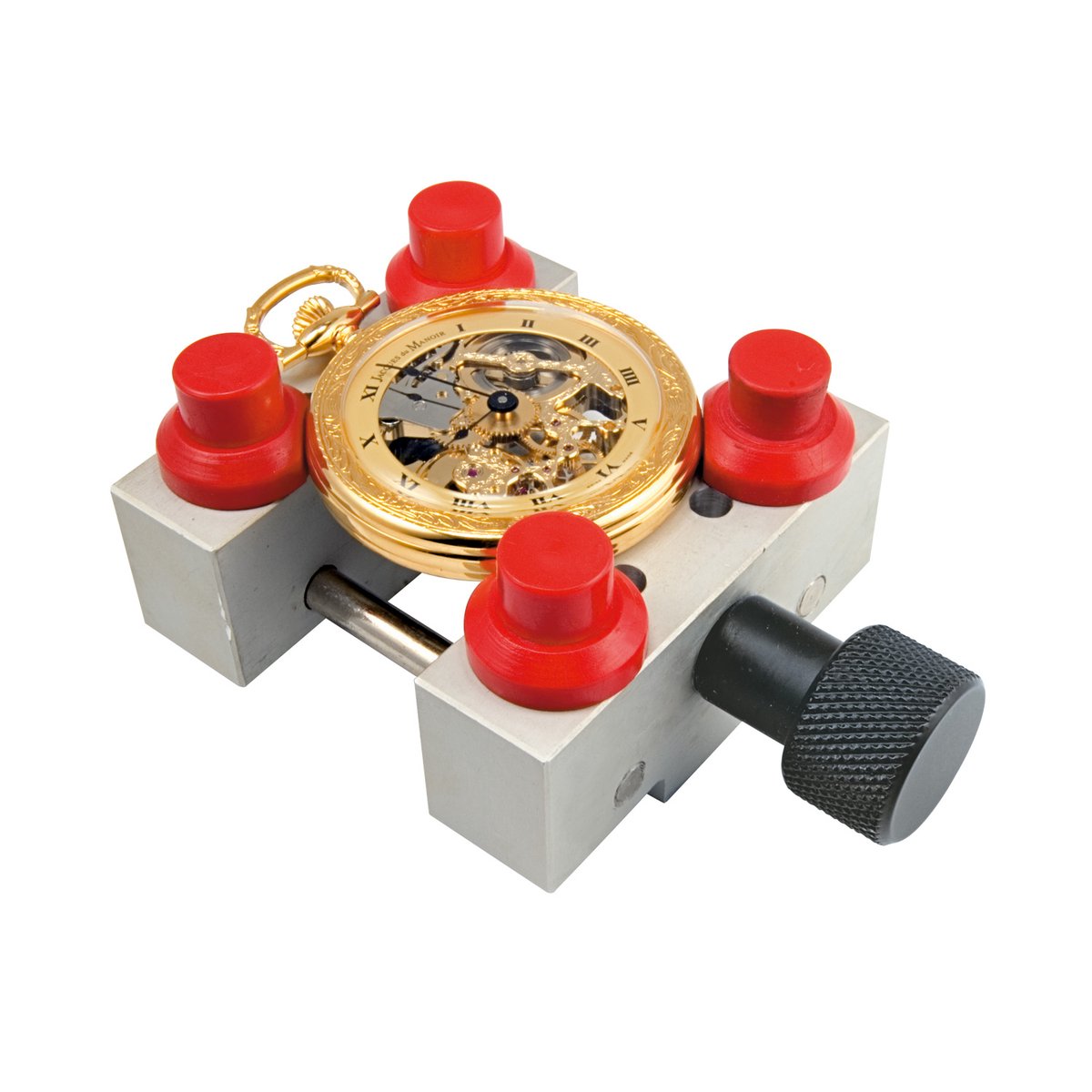 Kasthouder - voor grote polshorloges en zakhorloges - klemt tot Ø 60 mm