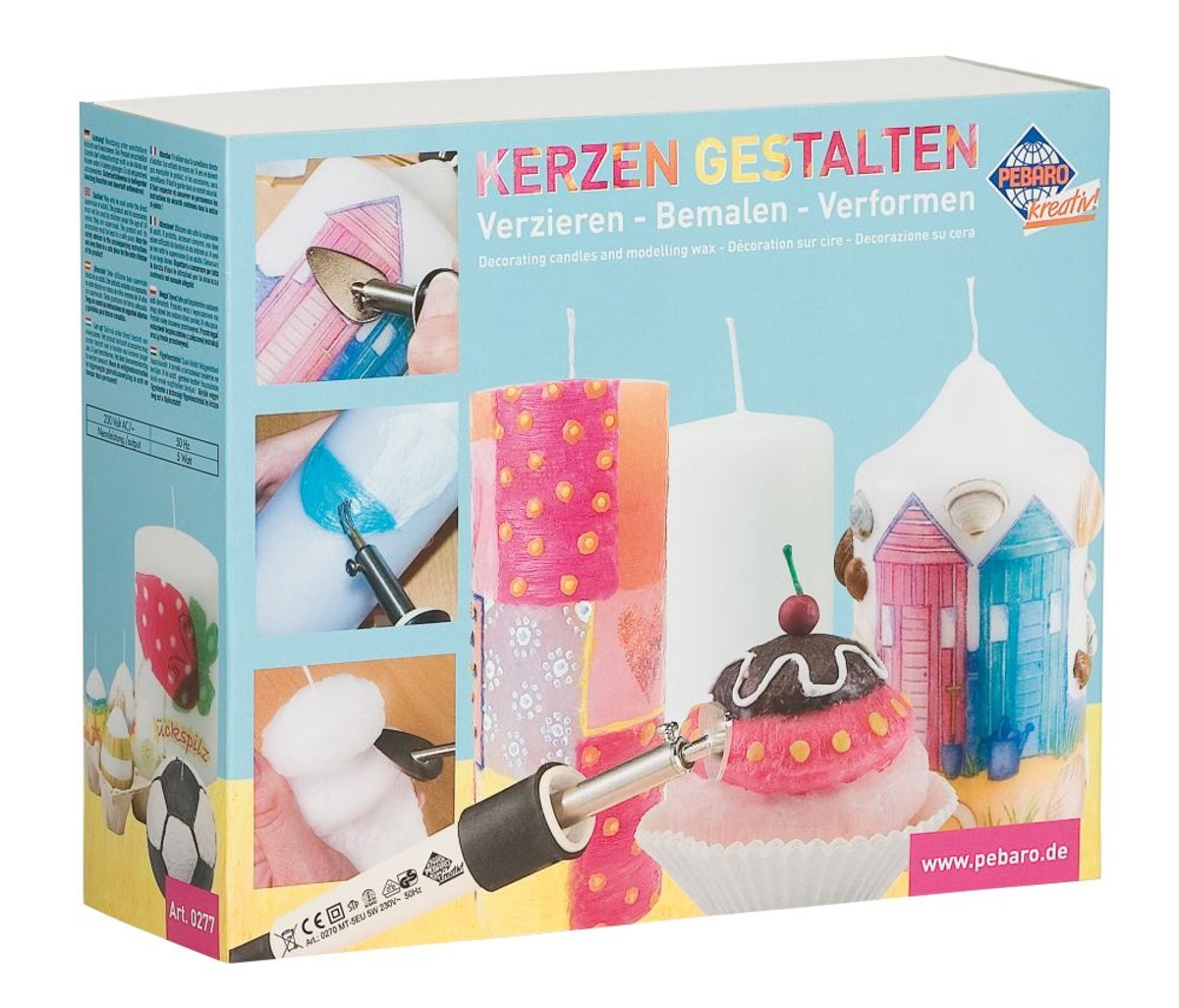 Set voor het decoreren van kaarsen