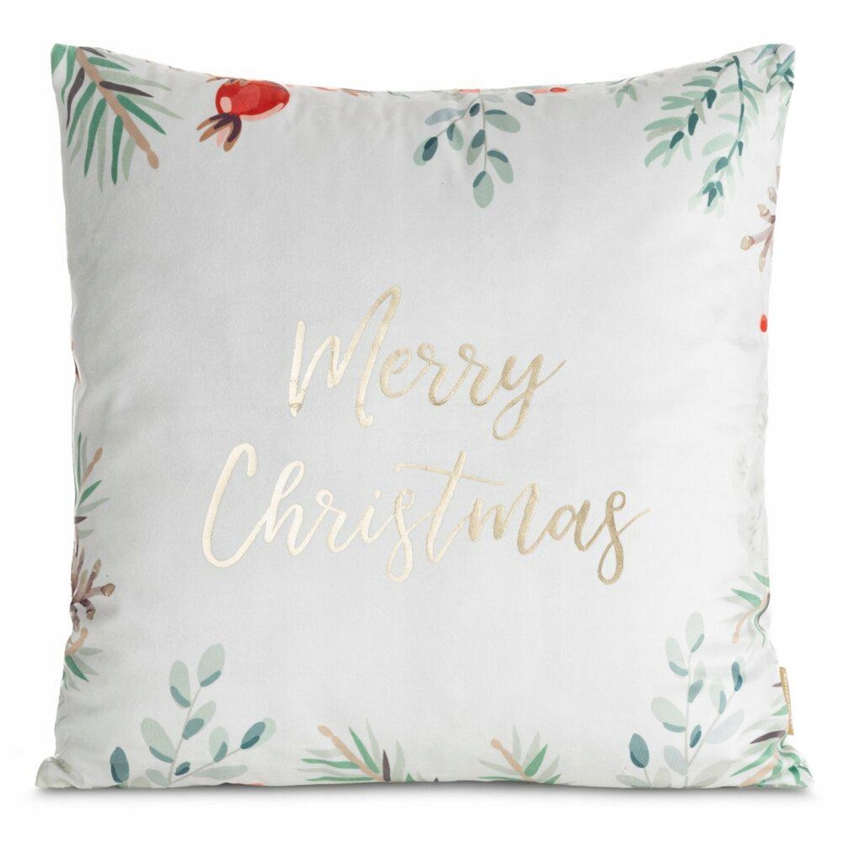 Kerstkussenhoes Decoratief 45x45 cm - Fijne Feestdagen