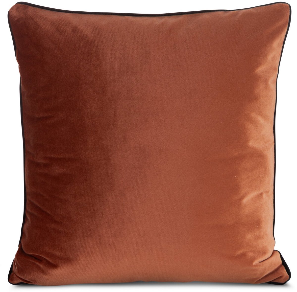 Kussenhoes Gaja 2 60x60 cm - Zacht Velours, Terracotta