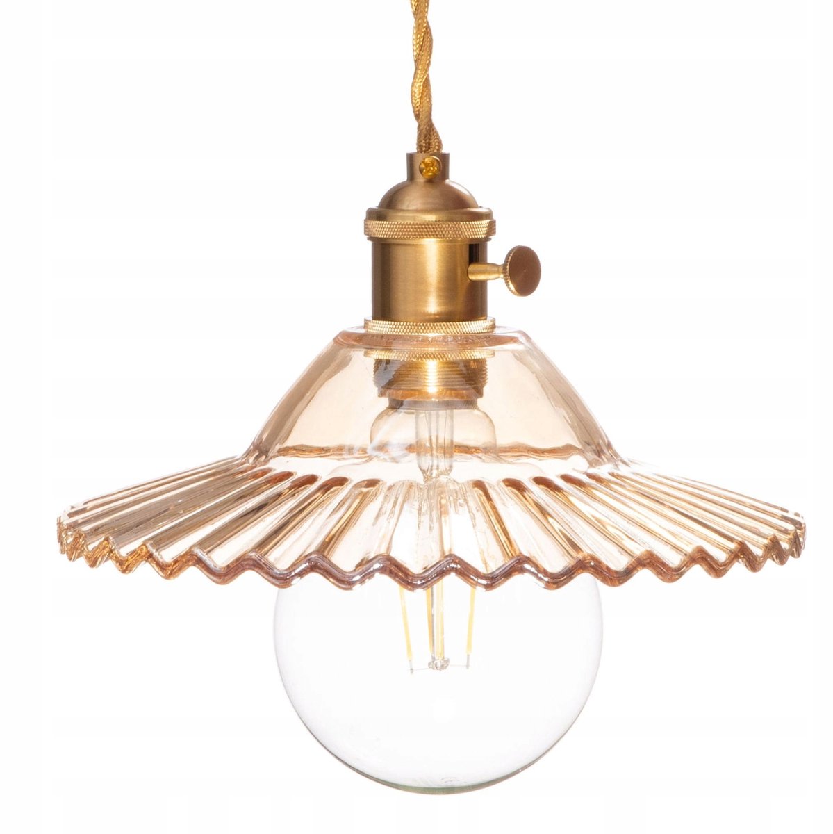 Balerina Amber Glazen Hanglamp - Stijlvolle Sfeerverlichting