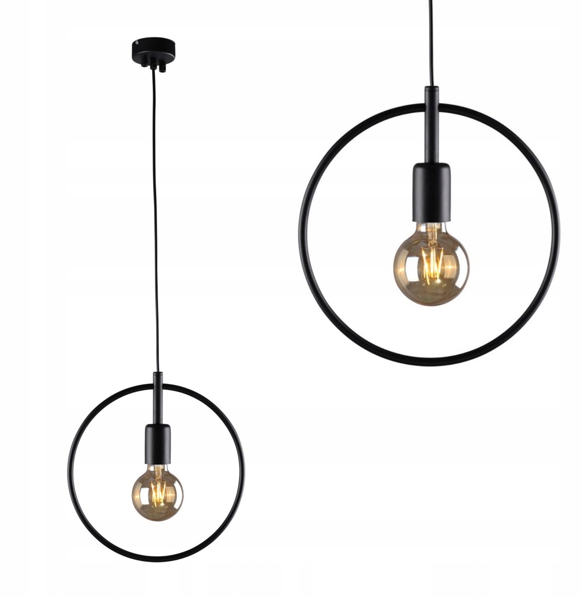 Kaja GEO Hanglamp Metaal Zwart - Stijlvolle Verlichting