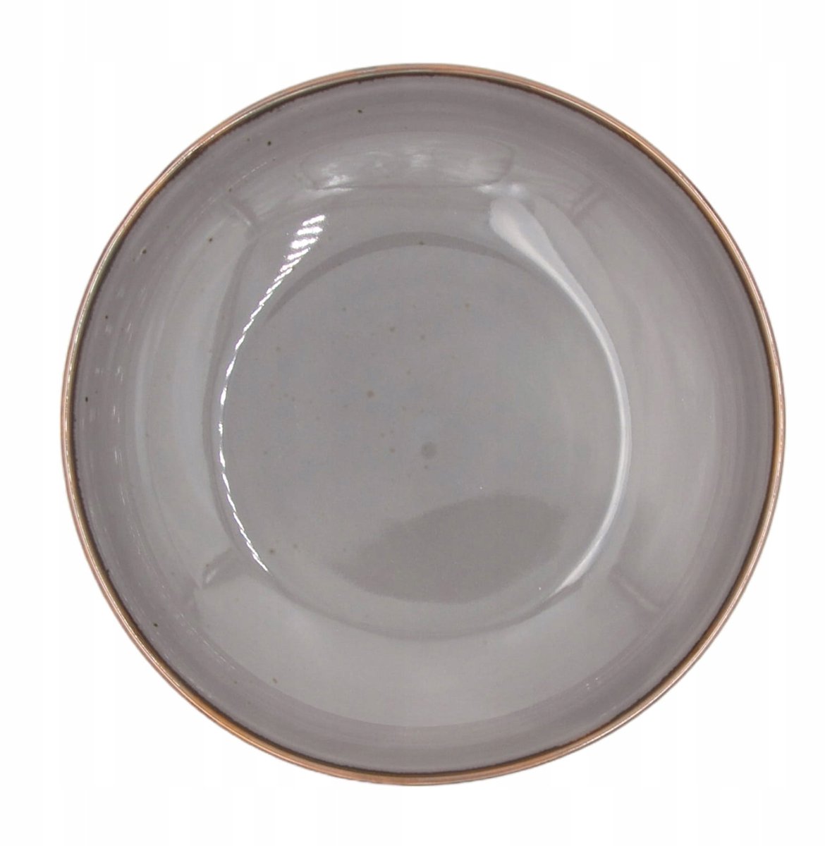 Alumina rustiek grijs diep bord 20 cm - handgemaakt porselein