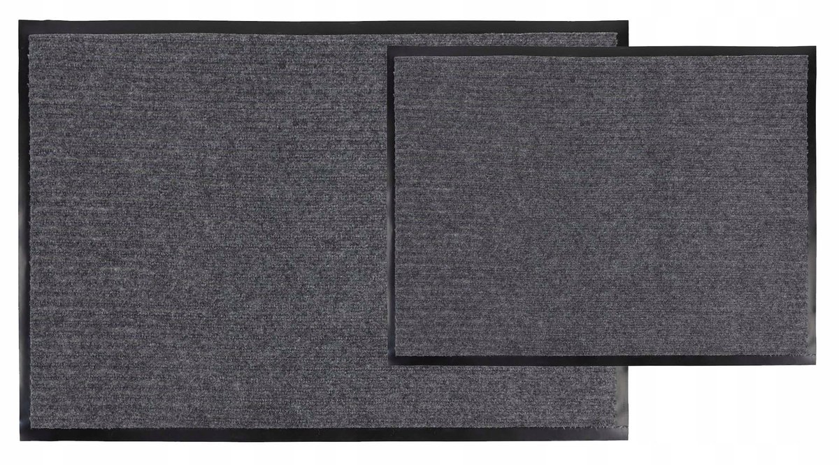 Antislip Deurmat Palermo 60x90 cm Grijs - Duurzaam & Waterabsorberend