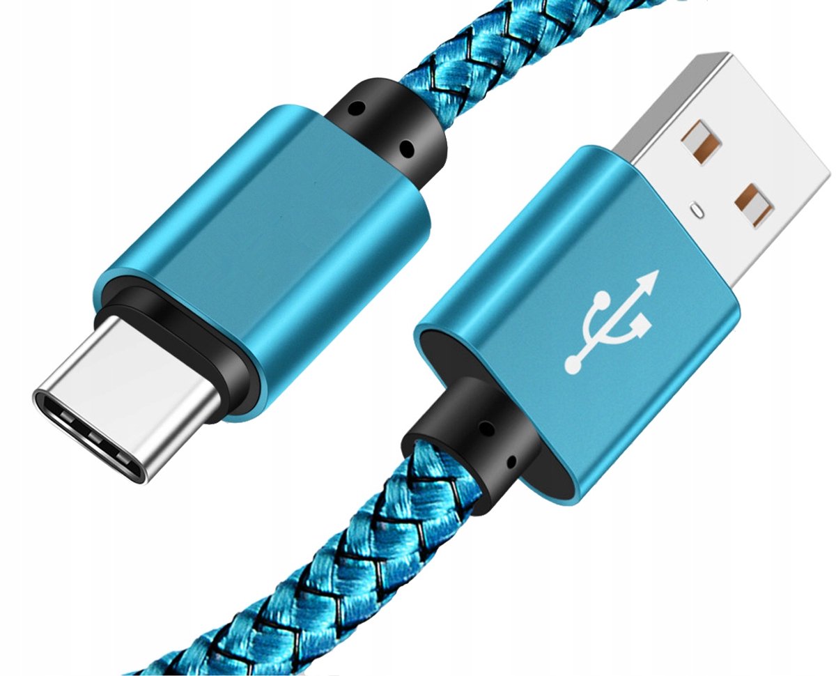 Image of 2M USB-C Kabel Snel Laden QC 3.0 2A Nylon Oplossing Dataoverdracht