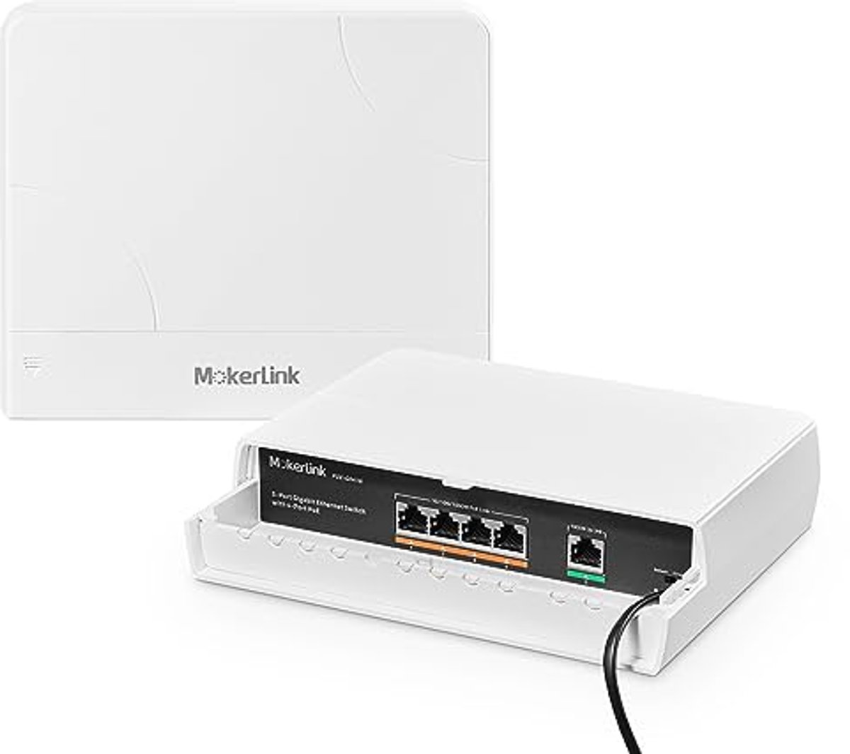Image of 5-poorts outdoor Gigabit POE-schakelaar met 4 POE+ poorten 1000 Mbps