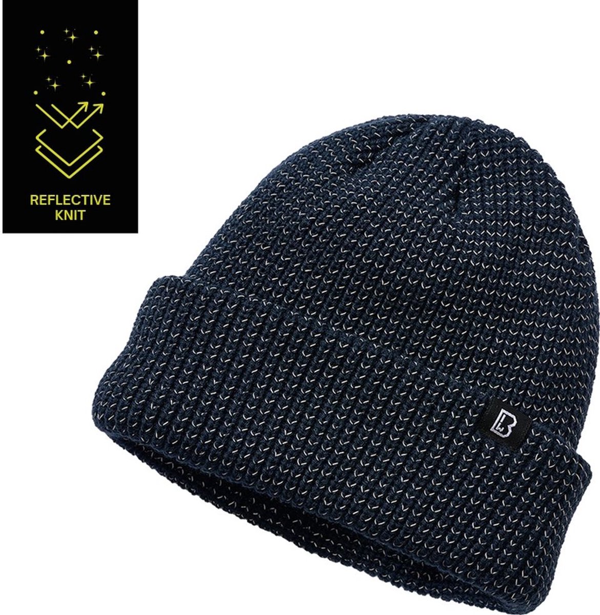 Brandit - Reflection Beanie Muts - Donkerblauw