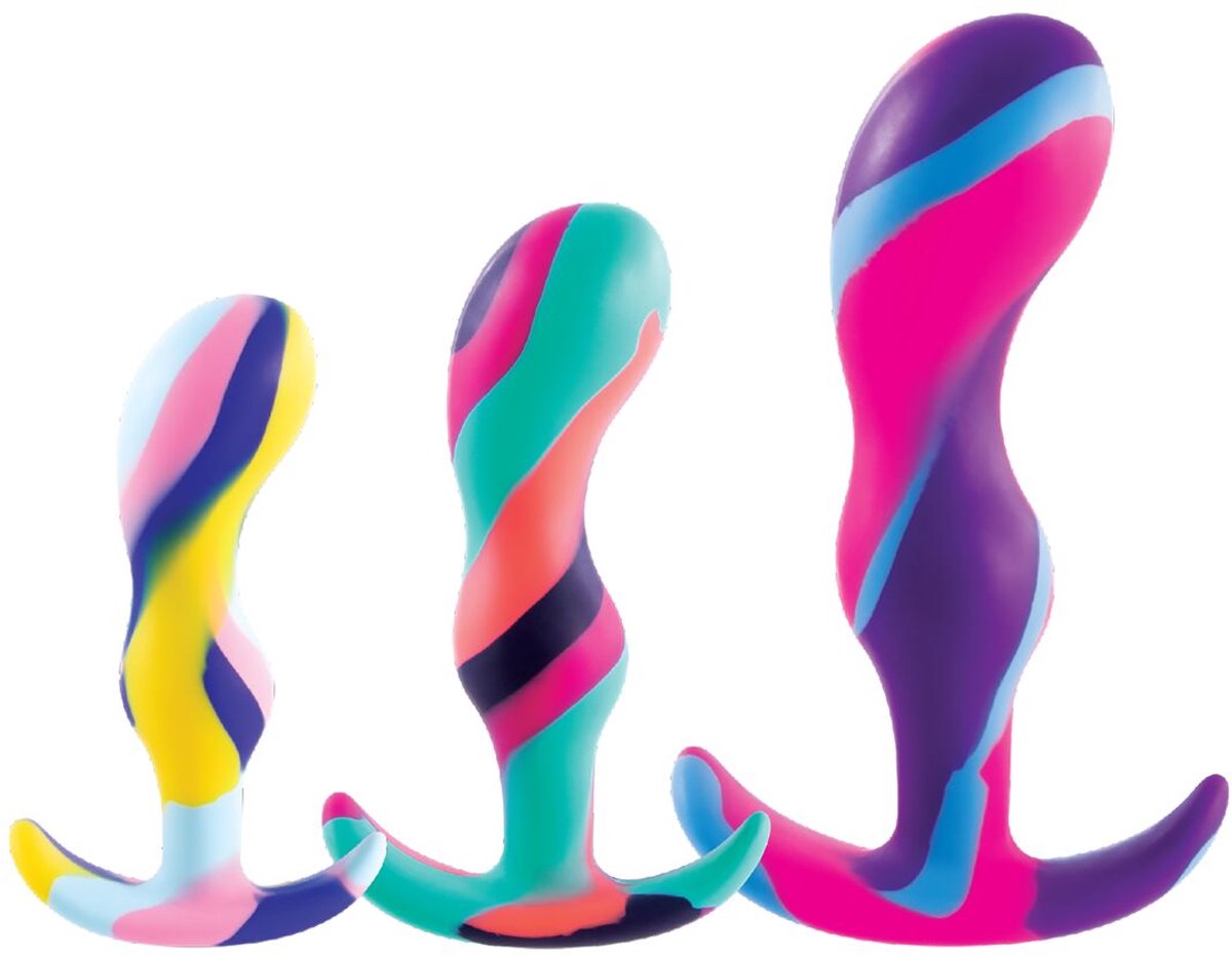 Anale Plug NMC Multicolour (8,9 cm) (12,7 cm) (10,1 cm)