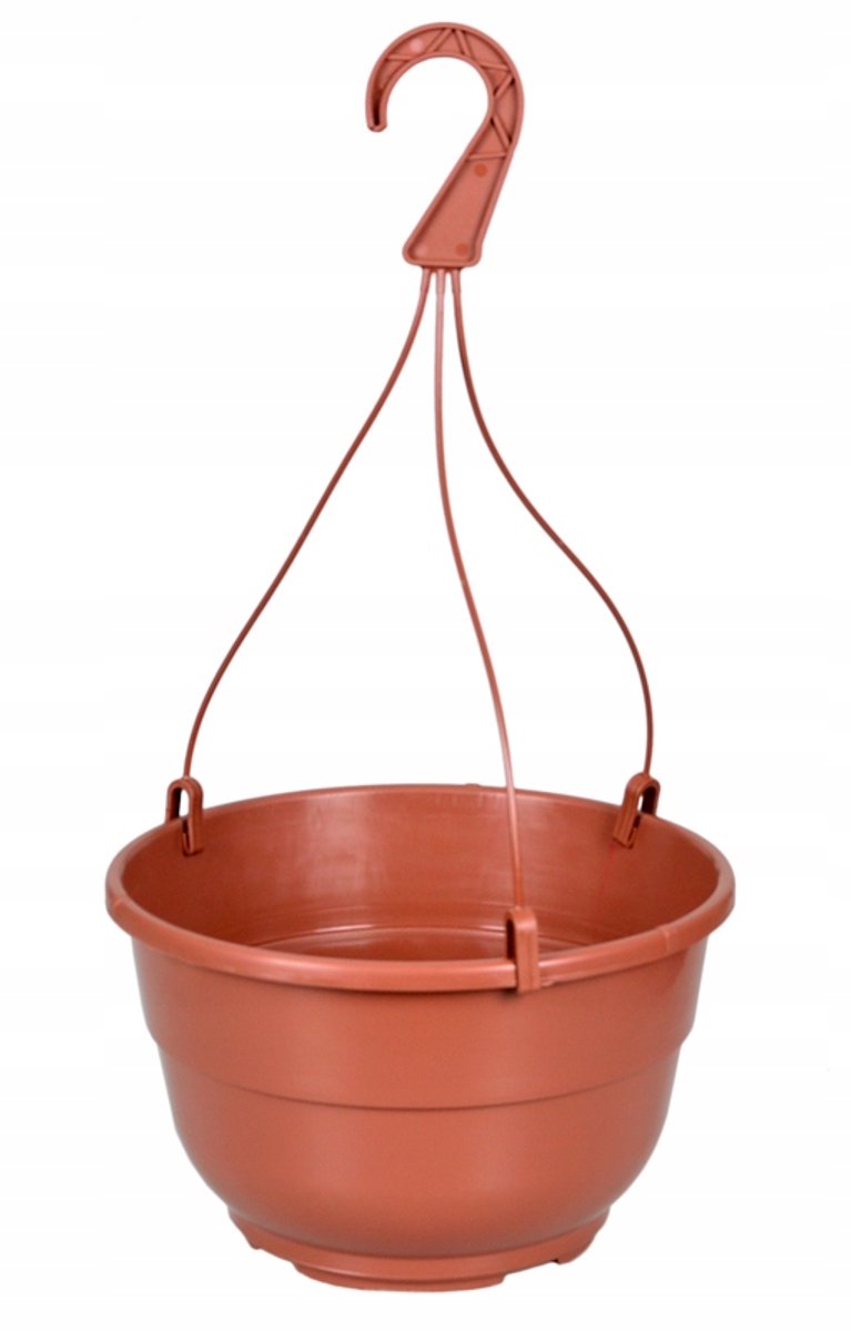 Hangpot 19cm 2,35L - Terracotta - Inclusief Ophanging