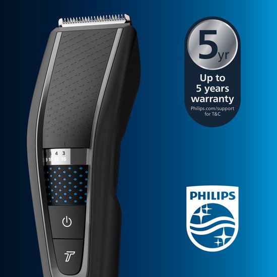 Philips 5000 series Tondeuse à cheveux lavable, technologie Trim-n-Flow PRO