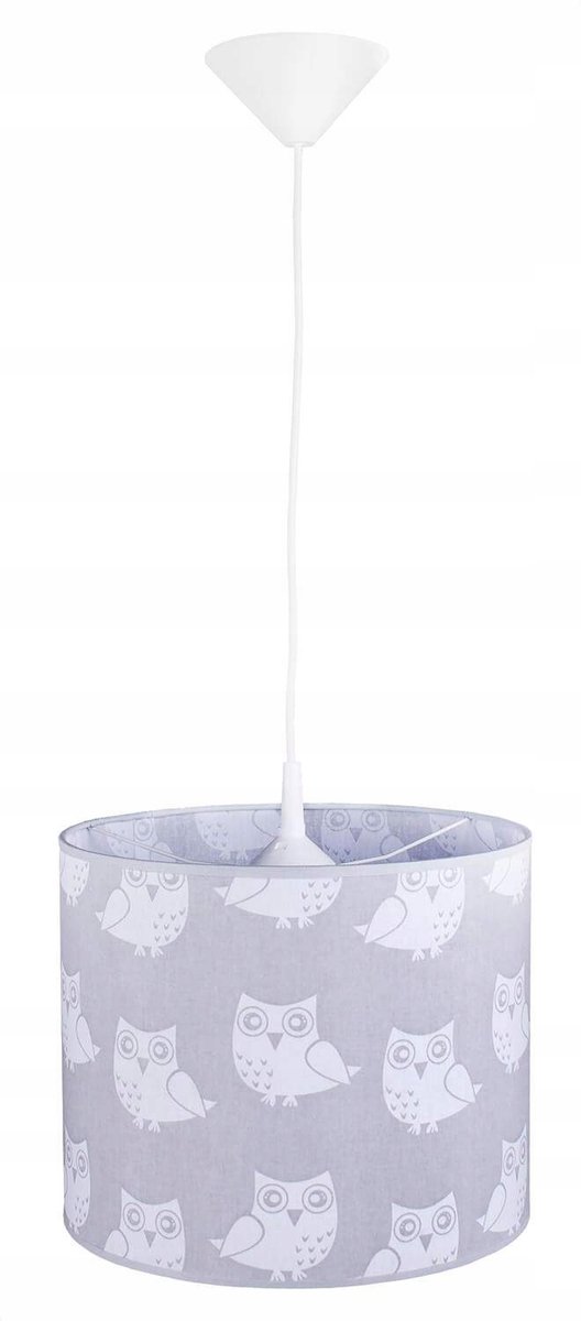 Hellux Classic 25 Hanglamp - 1xE27 - Grijs Kunststof