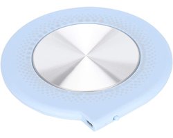 Bekerverwarmer - Mokverwarmer, 55 ℃ multifunctionele USB Smart Coffee Warmer met antislip sponspad aan de onderkant(Blauw)
