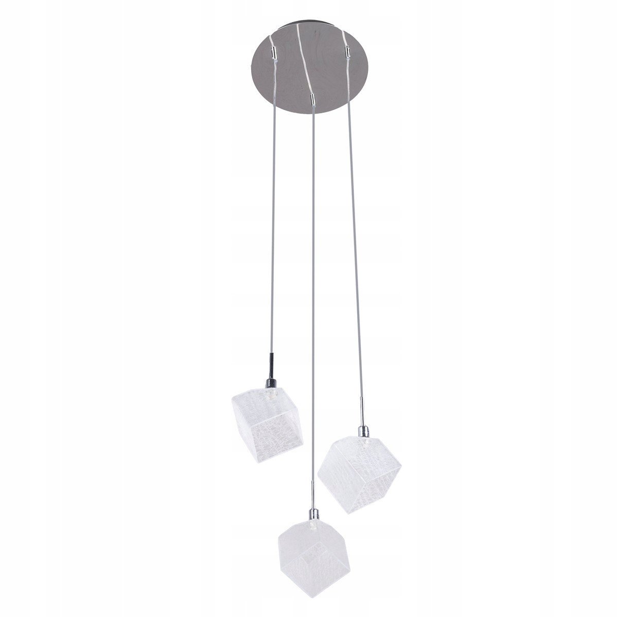 Italux Zen Hanglamp MD13026003-3B - Modern Chroom Glas