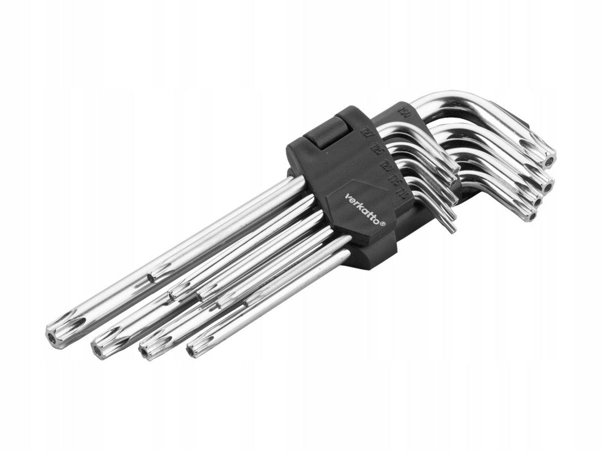 Verkatto Torx Sleutelset Lang T10-T50 9 Heerlijk